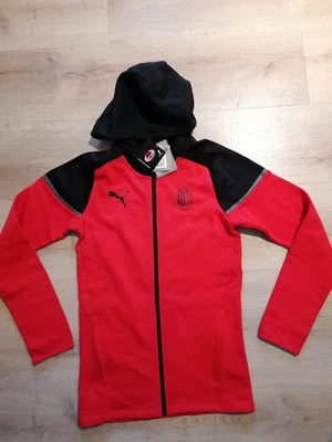 Puma AC Mailand Trainingsjacke Rot Schwarz Gr. XS Neu - Bild 1 von 2