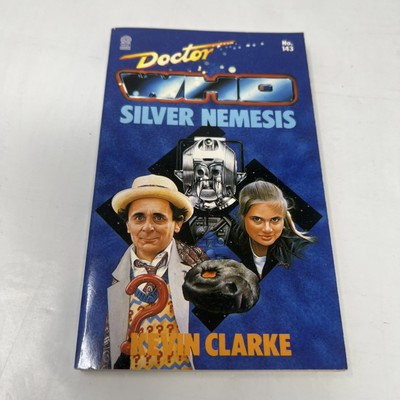#ad Dr. Who #143 Silver Nemesis By: Kevin Clarke Target 1989 Vintage Paperback $24.99