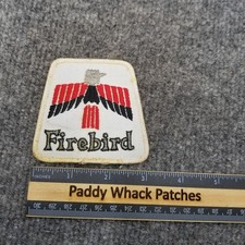 Vintage Firebird Patch Car Auto Pontiac 80s AB1