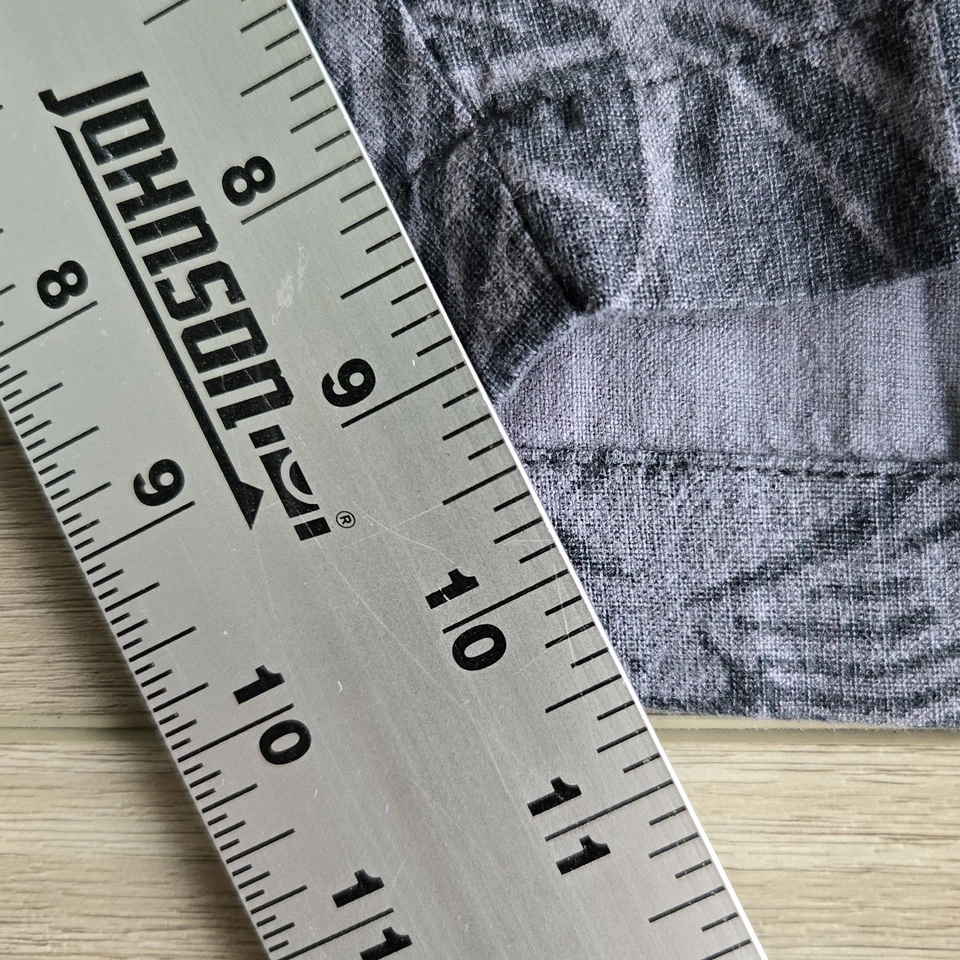 Pantalones Cortos Tommy Bahama Para Hombre 38 (40") Gris Estampado Piña Mezcla de Lino Informales Verano Foto 3 de 4