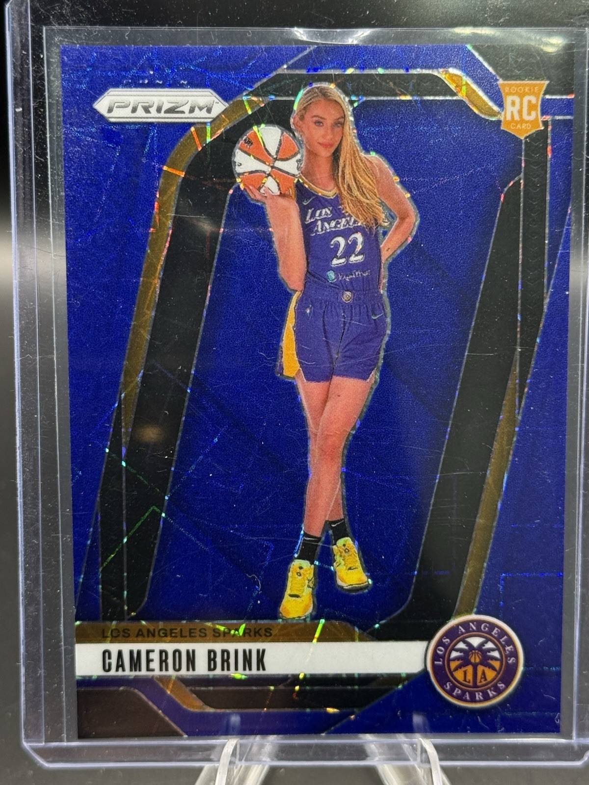 2024 Panini Prizm WNBA Cameron Brink #143 Blue Velocity Prizm