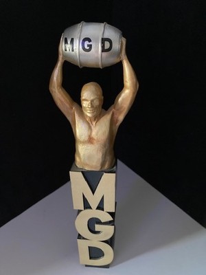   NOS Miller Genuine Draft Keg Man Oscar Craft Beer Tap Handle Bar Kegerator