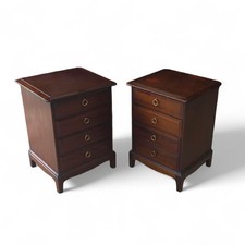 Pair Of Vintage Stag Minstrel Bedside Chests - For Restoration / upcycling