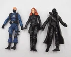GI Joe the Rise of Cobra 2009 Figure Lot Cobra Trooper Snake Eyes Scarlett 3.75"