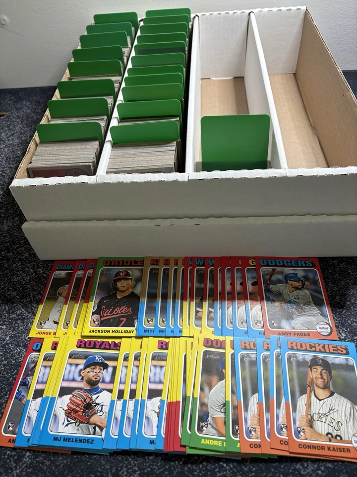 2024 Topps Heritage Baseball, 4 CARD MINIMUM, cards 501-700,30% off free ship!! - Image 1 of 1
