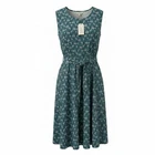 Seasalt Women's Belle Organic Cotton Bud Marks Stream Dress ~ UK 26 28 Plus BNWT