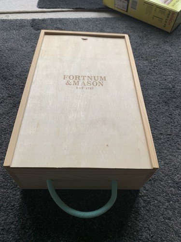 FORTNUM AND MASON LEERE WEINKISTE AUS HOLZ