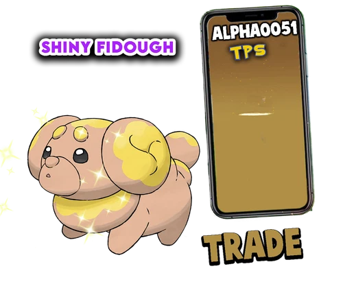 Pokemon Shiny Fidough Registered Trade or 1M