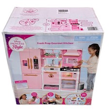 Disney Princess Fresh Prep Gourmet Kitchen Playset 35 Accessories Interactive