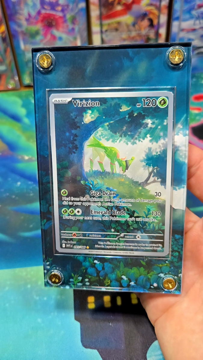 V*X様 the brilliant green ポスターセット Pokemon Virizion 095/086 IR White Flare Extended Art Case | eBay