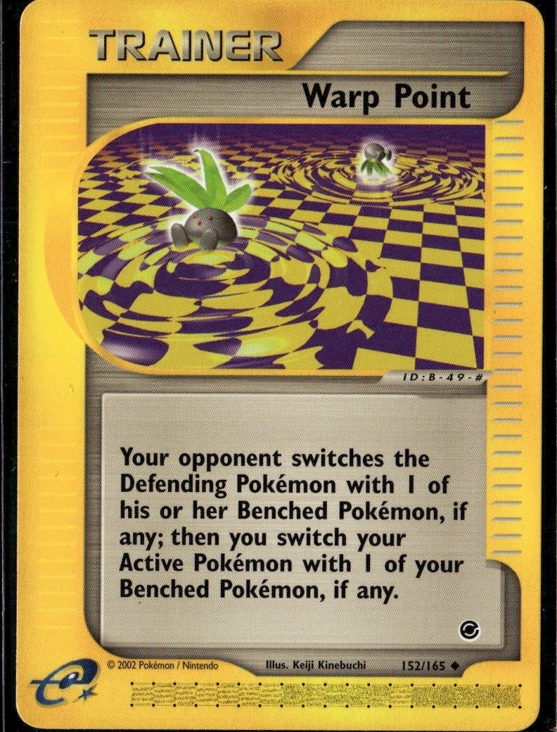 Warp Point Uncommon Expedition 152/165 Item Normal Pokemon Card