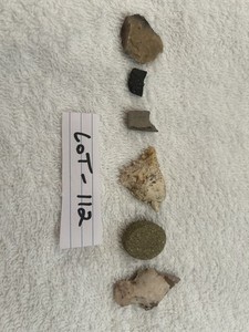 Lot Of 6 Authentic Native American Indian Arrowheads, Artifacts
