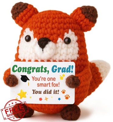 WEYON Graduation Fox Crochet Plush 2026