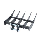 Rake Attachment For Mini Excavator 1 To 1.5Ton Digger w/Pins*2