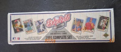1991 Upper Deck Baseball Complete Set Factory SEALED!