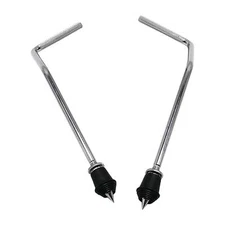 2x Floor Tom Legs Support Rack Drum Stand Floor Tom Brackets for Bass Drum Snare
