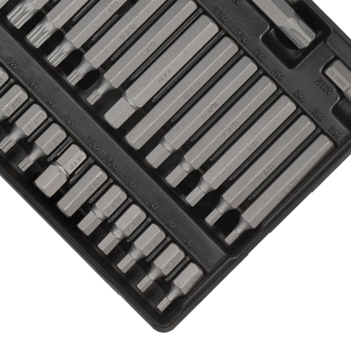 Tool Tray With Security TRX-Star/Hex/Ribe/Spline Bit Set 60pc