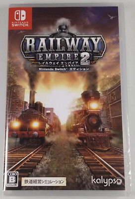RAILWAY EMPIRE 2 Brand New Sealed NINTENDO SWITCH Game JP Release, US Seller