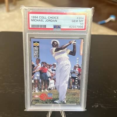 1994 Upper Deck Collector's Choice Michael Jordan Golfing PSA 10