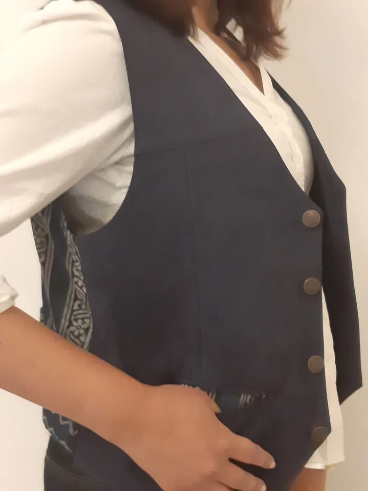Massimo Dutti like Vegan Suede Waistcoat - Image 3 of 3