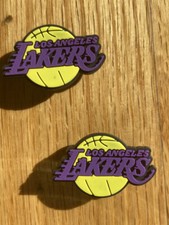NBA LA Lakers Basketball Team For Crocs Shoe Charms - 2 Pieces
