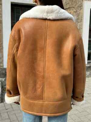 vintage sheepskin leather Jacket ムートン Vintage Sheepskin Leather Jacket Nursey's - Etsy
