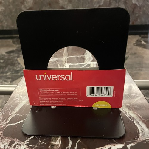bookends Universal 5” bookends black set - 087547540510 Set Of 4 (8 pcs Total) - Picture 2 of 2