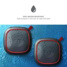 NEW ION Audio iSP153 Magnet Rocker Portable Bluetooth Speaker 2 Pack with Water