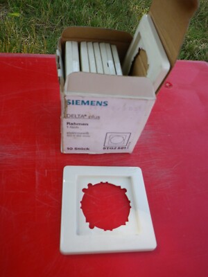 Siemens Delta Plus Rahmen 1 Fach 5TG2581 Einzelrahmen  Neu NOS Elfenbein