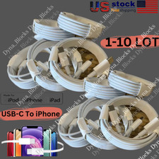 20W PD Fast Charger Cord 3/6Ft USB Type C Cable For iPhone 14 13 12 11 XR XS LOT