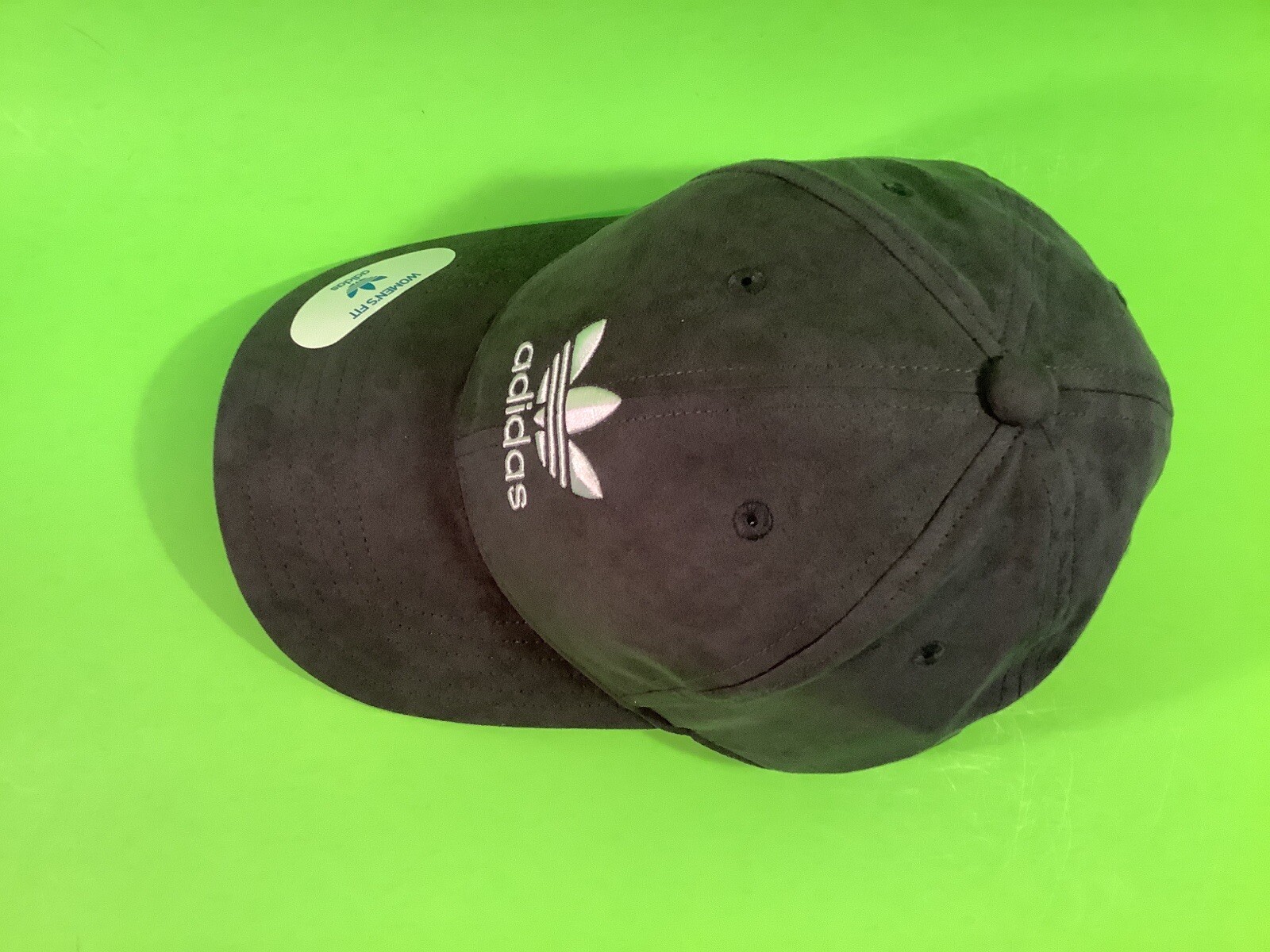 ADIDAS OSFW Women’s Snapback Hat ONE SIZE Dark Gray w/White NEW thumbnail 8