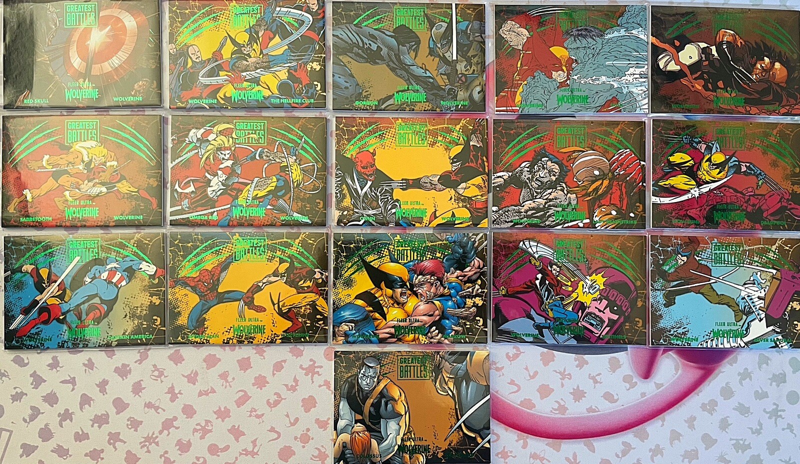 Fleer Ultra Wolverine 2023 SCEGLI IL SINGOLO (sottoinsiemi paralleli in lamina verde) foto 3