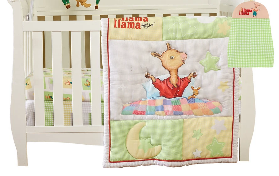 Llama Llama 4 Piece Crib Bedding Set with Diaper Stacker NEW by Everyday Kids
Opens in a new window