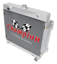 3 Row Western Champion Radiator For 1975 1976 1977 1978 Plymouth Pb100 V8 Engine