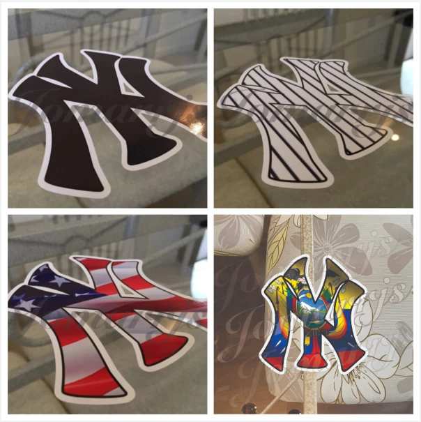 New York Yankees NY Logo Calcomanía Vinilo MLB The Bronx Bombers *Talla: 2"-18"* Foto 3 de 3
