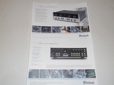 McIntosh 2004 C22 Reissue Brochure Tube Preamp 2 pg, Specs/Info/Article