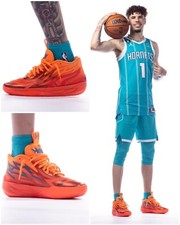 Puma MB.02 Lamelo Ball Supernova Fiery Coral Ultra Naranja 376442-01 Para hombres 10.5