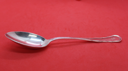 Chippendale by CG Hallbergs 8 1/2" Tablespoon (Serving) "X" Mono (1936) ~54g - Picture 7 of 15