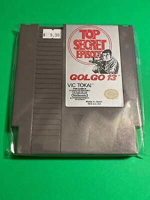 100 Working Nintendo Nes Super Rare Game Cartridge Vic Tokai Golgo 13 Ebay