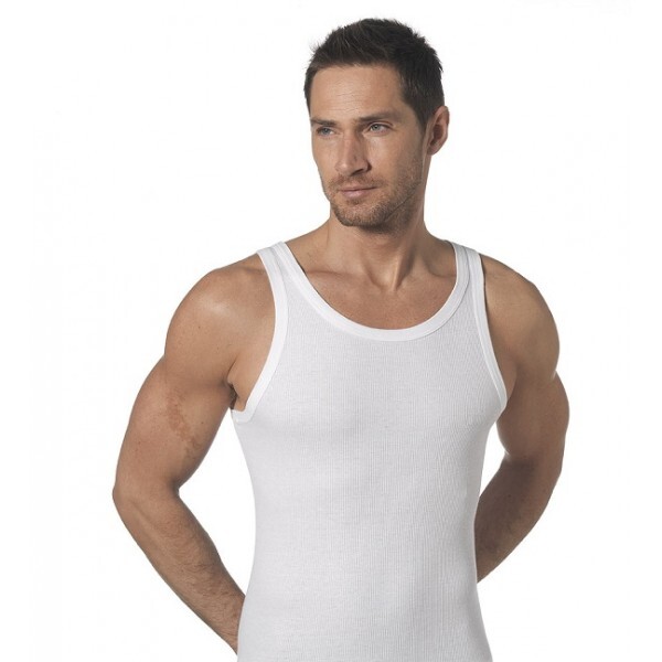 Camiseta De Remo De Espalda Ancha De Hombre De Algodón Puro Nottingham VL1500