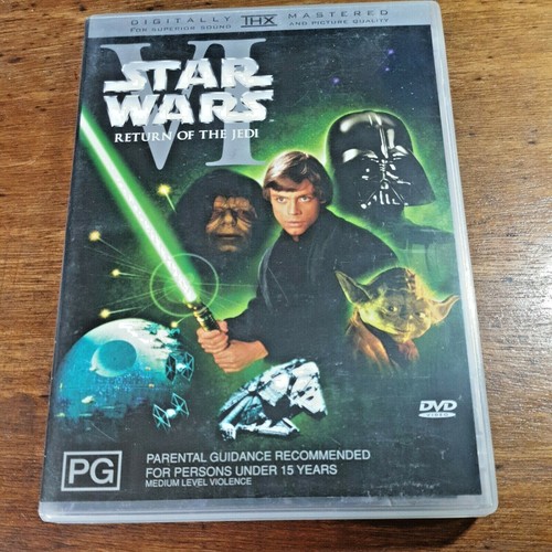 Star Wars Return of the Jedi VI DVD Remastered Edition R4 FREE POST  - Picture 1 of 6