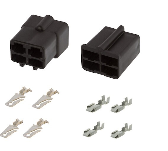 DELPHI PACKARD GM 56 SERIES FOUR CONDUCTOR CONNECTOR SET 12 GA. | eBay