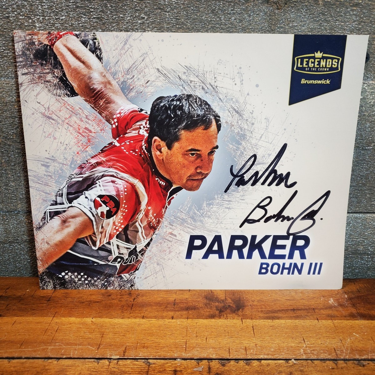 PBA TOUR 公式　GOLD PIN  パーカーボーン3世　サイン PBA Bowlers Bowling Multi Signed Autographed Gold PBA Tour