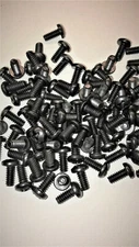 (PKG of 100) 6-32 x 5/16" Machine Screw, Phillips Pan Head, Black Oxide, Steel