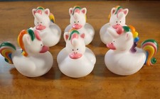 6 piece Unicorn Rubber Ducks 275240