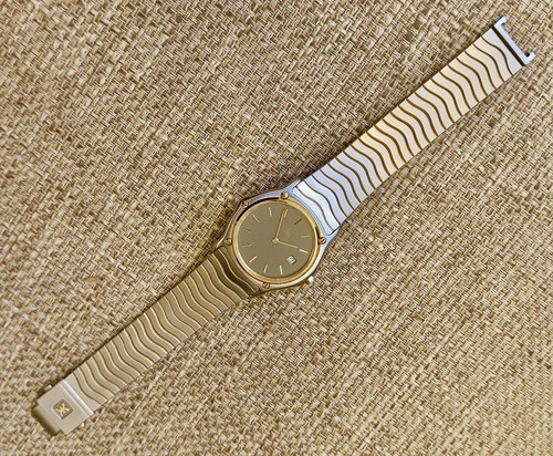 ✅ EBEL -Gold & Steel Swiss Wristwatch - Quartz - Unisex - Elegant ✅ - Picture 6 of 19