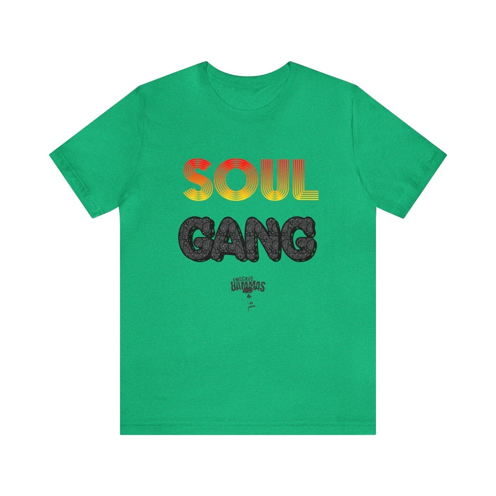 Soul Gang bandana shirt, Retro Groovy tee, bandana print shirt, gang gang tshirt