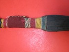 NATIVE HAND MADE KNIFE HORN HUMAN EFFIGY OLD AMERICAN? ANTIQUE ORIGINAL RARE FAC — photo 4