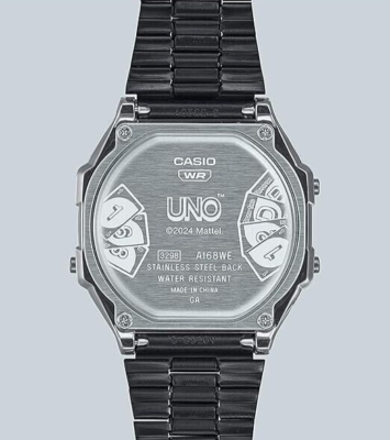 CASIO A168WEUC-1AJR UNO Collaboration Model Wild Card Unisex Resin
