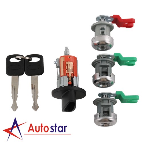 FOR SELECT FORD OEM IGNITION SWITCH LOCK CYLINDER W/2 TRANSPONDER BLUE LOGO KEY - Foto 9